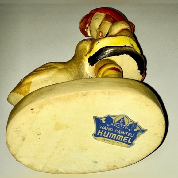 Vintage Mid Century Antique Ceramic S L Creations HUMMEL GOOSE GIRL Figurine - Picture 5 of 10